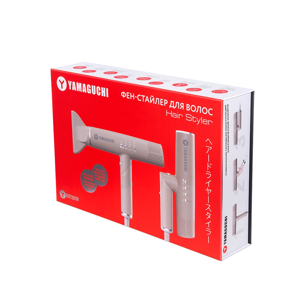 Фен-стайлер для волос Yamaguchi Hair Styler с функцией ионизации