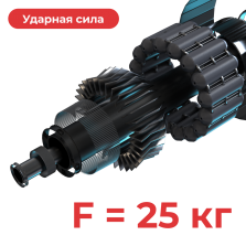 Перкуссионный массажер для тела Yamaguchi Massage Gun MAX PRO